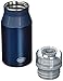 alfi Edelstahlflasche elementBottle Pure blau, Trinkflasche Edelstahl 400ml, auslaufsicher, spülmaschinenfest, 5357.205.040 BPA Frei, Flasche für Wasser, Saft, Tee, Softdrinks, toGo oder im Büro