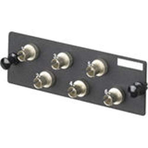 Patch panel de fibra Panduit FAP6WSTZ, panel frontal para cableado estructurado 0074983854905