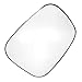 Riloer Side View Mirror Glass, 1 PC Car Front Right Heated Mirror Glass Replacement, Exterior Mirror Compatible with Suzuki Swift 2006-2016