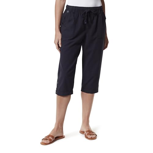 Gloria Vanderbilt Women's Hadlee Pull on Capri with High Rise and Drawstring Ties Standard