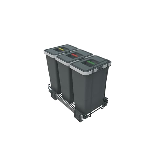 Elletipi PF01 34A3 Pattumiera Differenziata Estraibile per Base,...