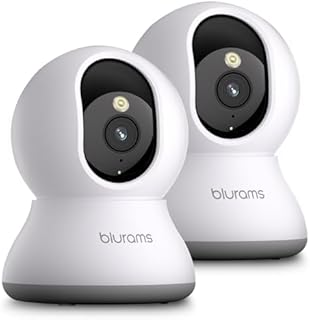 blurams Indoor Security Camera, 2K Pet & Dog Camera with Phone App, 5GHz & 2.4GHz Dual-Band AI Facial Recognition, Night V...