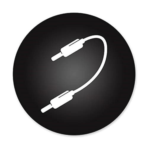 Image of Stagg 4 Inch Mono Patch Cable with Metal Connectors - L Phone Plug /L Phone Plug
