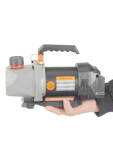 Bomba de vacío con batería de litio de 18 V, 5 Pa, 80 W, 2,5 CFM, entrada de aire de 1/4 pulgada, para refrigeración, aire acondicionado automotriz y doméstico miniatura 1