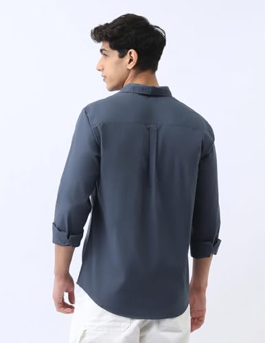 Image of Urbano Fashion Men's Cotton Full Sleeve Regular Fit Casual Solid Shirt