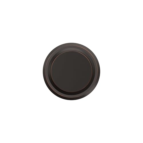 Image of SCHLAGE Knob with Greyson Trim Non-Turning Lock, Aged Bronze (F170 BWE 716 GSN)