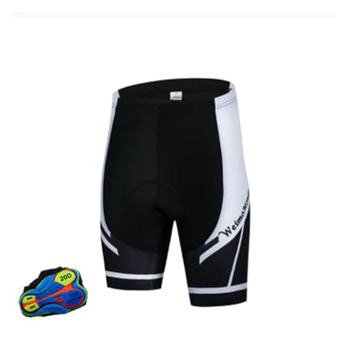 Calzas ciclismo hombre negras con acolchado Lycra XXS-5XL miniatura 1