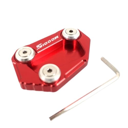Béquille S1000R stable sur herbe et bitume chaud pad CNC