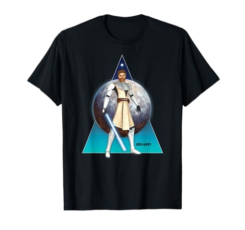 T-shirt Star Wars The Clone Wars Obi-Wan Kenobi aux finitions haut de gamme