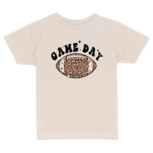 Leopard Football Game Day Toddler Kids T-Shirt