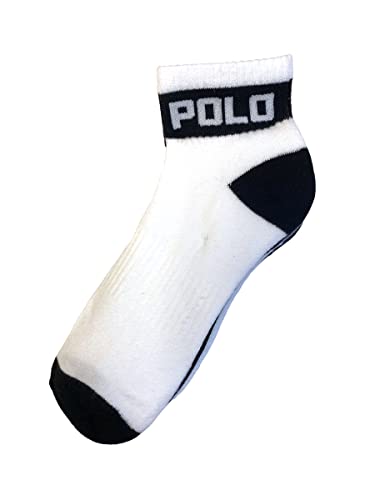 Ralph Lauren Polo Ankle Sport Socks 6-Pack, Black - White - Grey Multi2