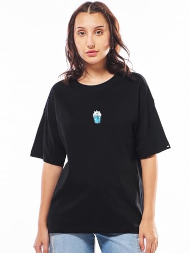 Image of Bewakoof Women's Graphic Printed Oversized Fit T-Shirt