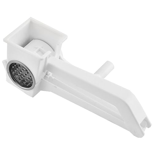 Rallador manual de queso con manivela blanco miniatura 1