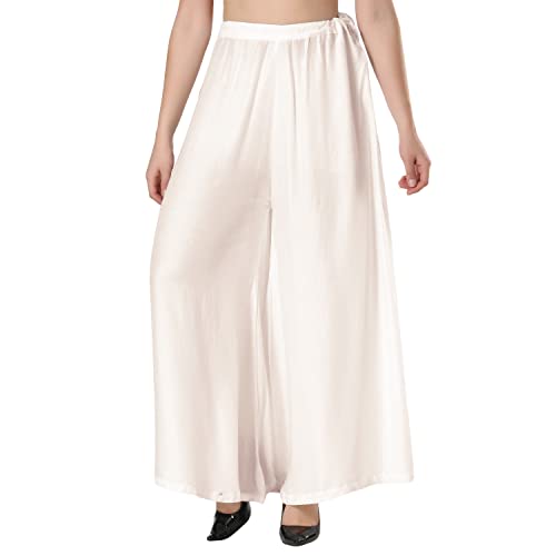 Image of Super Soft Flared Solid Rayon Sharara In 10 Attractive Colours For Women's And Girl's