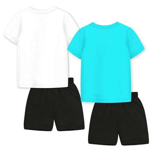 Image of Trampoline Boys Pack of 2 Printed T-shirt With Shorts