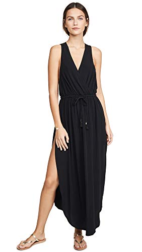 LSpace Women's Kenzie Cover Up Dress, Black, L at Amazon Women's
