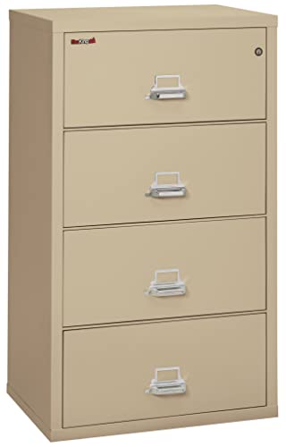 FireKing 4-Drawer Fire Safe File Cabinet with Lock