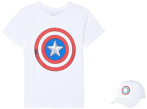 Image of Amazon Brand - Symbol Boy's Marvel Regular Fit T-Shirt, Cotton Crew Neck