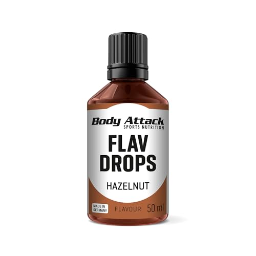 Body Attack Flav Drops Saborizantes 50 ml - Avellana