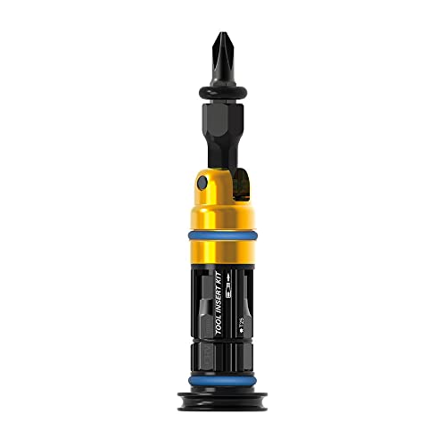 【日本正規品】 LEZYNE(レザイン) 自転車 携帯工具 マルチツール TOOL INSERT キット ブラック Sサイズ 重量54g ハンドルバーに収納可能
