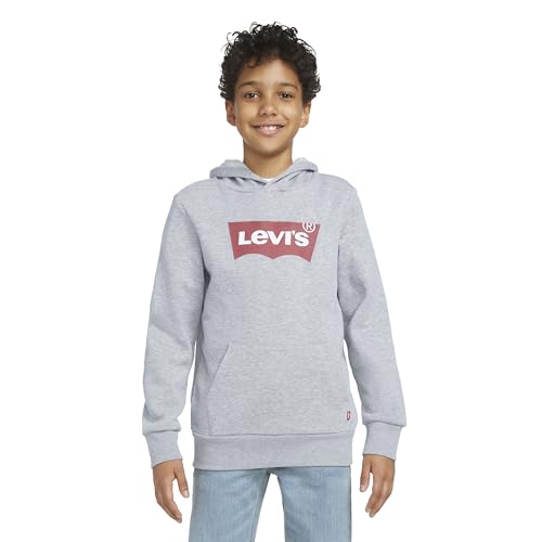 Levi's Kids batwing screenprint hoodie Jungen Grey Heather 12 Jahre