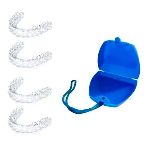 360 Placas de Silicone Moldável para Bruxismo, Conjunto com 4 unidades