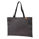 [エコライフ] A3 横型 エコバッグ 日本製 想定重量3kg (55cm 25mm巾, 3 ダーク グレー)