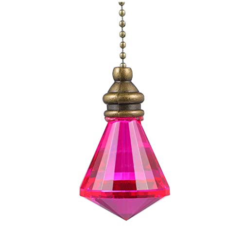 Image of Ceiling Fan Pendant Crystal Car Hanging Lamp Hanging Ornament Lamp Decoration Crystal Prism Decorative Pendant Ball Prism Suncatcher Prism