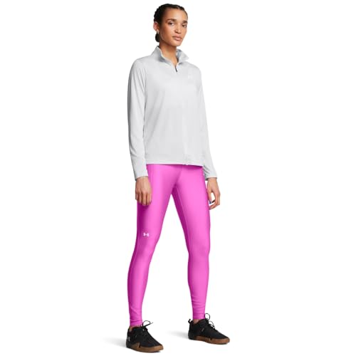 Image of Under Armour Womens HeatGear Armour High Waisted Pocketed No-Slip Leggings