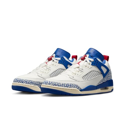Jordan Spizike - Zapatos bajos para hombre (IM2176-133, Sail/Stormblue-Varsity Red-Muslin), Sail/Stormblue/Varsity Red/Muselina, 43 EU