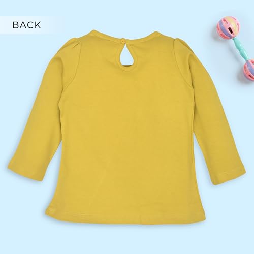 Image of LuvLap Baby Girls 100% Cotton Full Sleeve Girls Top, Pack of 02