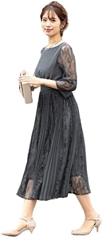 パーティードレス 結婚式ドレス Nissen ニッセン レース プリーツ使いデザインワンピースドレス 大きいサイズ有 Sale 73 Off