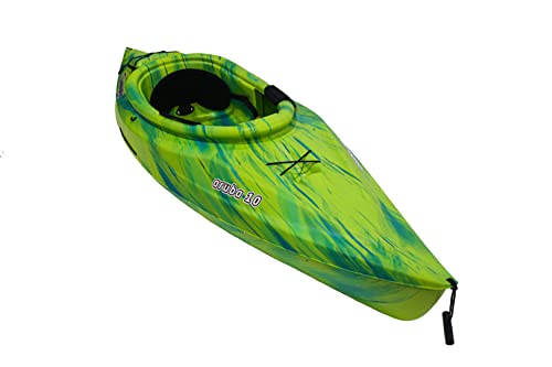 Sun Dolphin Aruba 10 SS Sit in Kayak, 1 Person Fishing Kayak for Adults, Lightweight Recreational...