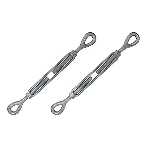 US Cargo Control Tensor Ojal x 12 Inch Galvanizado, Capacidad 7,200 Libras, Paquete de 2 miniatura 1