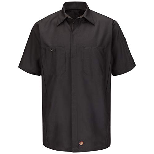 Image of Red Kap Short Sleeve Two-Tone Crew Shirt