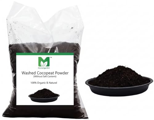 Image of MyOwnGarden Low EC COCOPEAT Powder (Without Salt Content) for Plants - Manure, Pack of 1Kg RootBoost Premium,Hydromax Low Salinity Cocopeat for Hydroponics & Gardening GreenBloom Organic