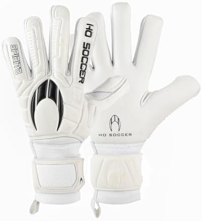 HO Soccer SPIRITO White Negative Goalkeeper Gloves, Unisex Child,...