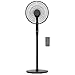 Price comparison product image Cozytek 14inch Oscillating Pedestal Standing Fan, Remote Control & Timer 1  18Hrs, 50W, 3 Speed, Adjustable Pedestal Fans Stand 67-129cm