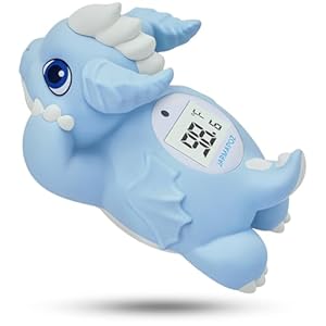 Baby Bath Thermometer – Safety Water Thermometer for Bath – Instant Read Bathtub Thermometer – Floating Newborn Bath Toy in Fahrenheit & Celsius