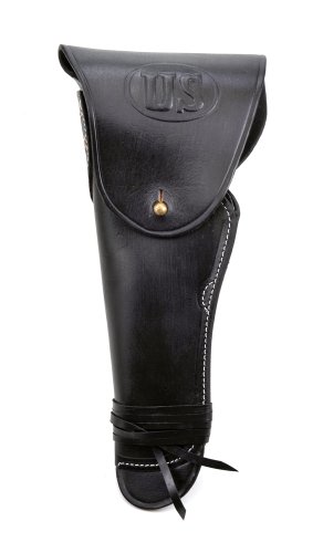 Black Leather M1916 Model 1911 .45 1911 Holster Left Hand Version