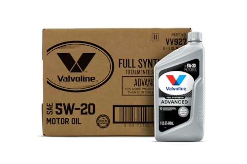 Image of Valvoline Advanced Full Synthetic SAE 5W-20 Motor Oil 1 QT, Case of 6
