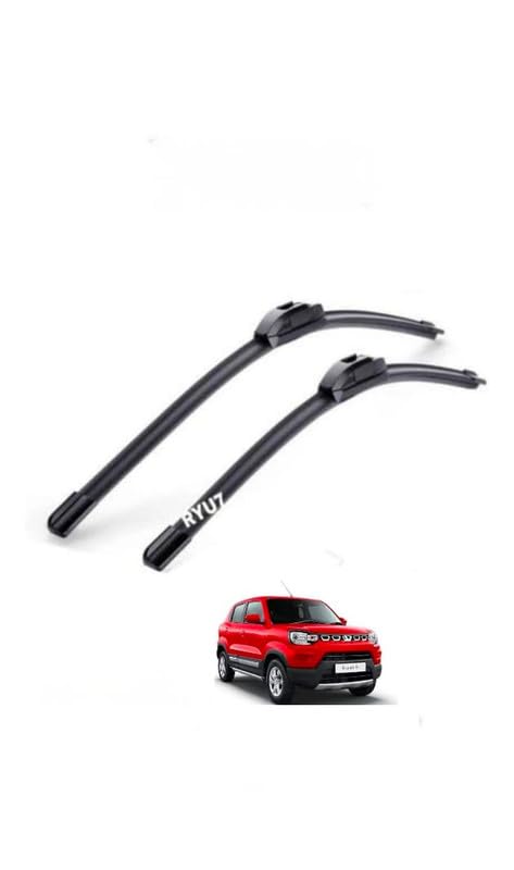 Image of All Season Frameless /Soft Wiper Blades Fits For Maruti S-Presso 18 inch /450mm+16 inch /400mm(Pack of 2)