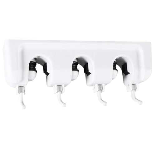 Zerodeko Percha de garaje ganchos de utilidad organizador de herramientas para colgar llaves, ganchos de pared, organizador de escobas montado en la pared, soporte de llave de pared, perchero de ropa,