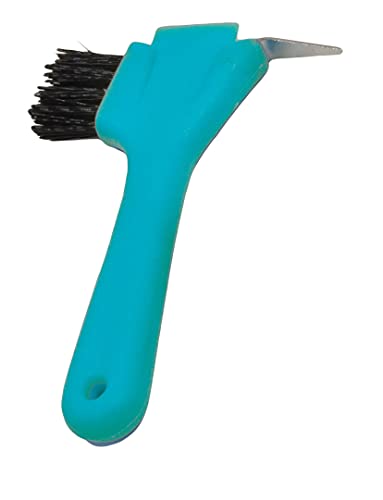 Partrade Hoof Pick Brush Scrap Teal - image 2