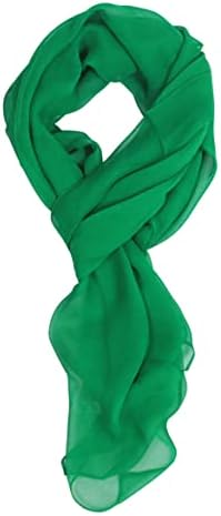 Long Chiffon Sheer Scarf for Womens