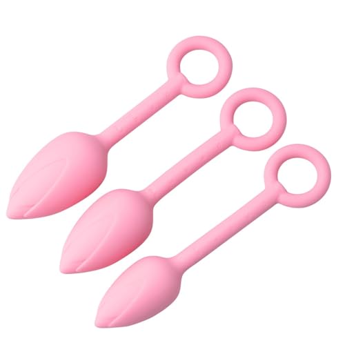 Plug anal silicone conique BeHorny 3 tailles progressives à anneau