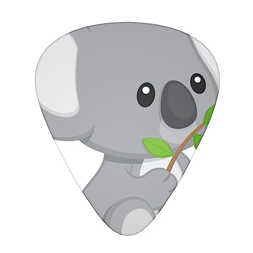 Green Leaf Koala Lot de 12 médiators tendance et durables dans une boîte pour ukulélé guitare électrique basse - Les Beatles, Paul McCartney, John Lennon, RIngo Starr, George Harrison Green Leaf Koala Lot de 12 médiators tendance et durables dans une boîte pour ukulélé guitare électrique basse