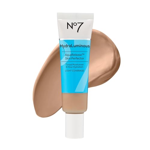 No7 HydraLuminous Skin Tint Perfector - Aqua Release Tinted Moisturizer with a Hydrating...