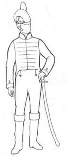 1812 Dragoon Uniform Pattern, Sizes XL-XXL