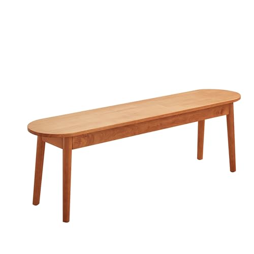 Banc en bois de ferme authentique pour salle à manger et entrée élégante